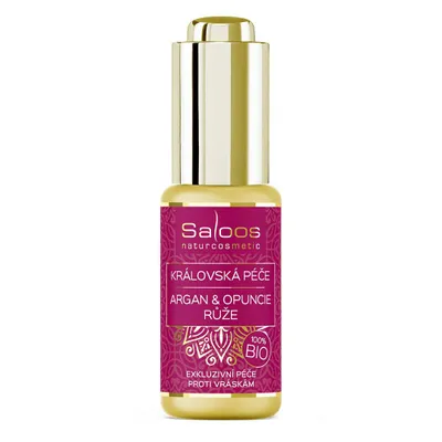 Obrázek produktu pro Pleťový olej Argan + Opuncie + Růže SALOOS Naturcosmetics 20 ml