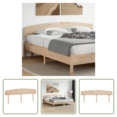 Produktbild von The Living Store Kopfteil 200 cm Massivholz Kiefer