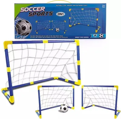 Obrázok produktu pre Futbalová bránka s loptou a pumpou 2v1