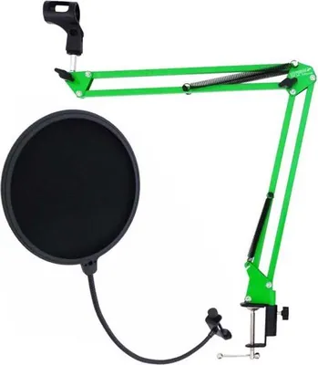 Image de keepdrum NB35 GR vert Bras articulé avec protection anti-pop