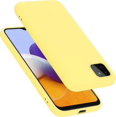 Produktbild von Cadorabo Schutzhülle für Samsung Galaxy A22 5G Hülle in Gelb Handyhülle Case Cover TPU Etui