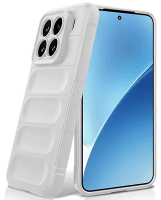 Zdjęcie produktu dla Etui silikonowe do xiaomi 15 białe antywstrząsowe ochrona