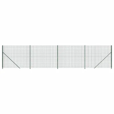 Produktbild von [Home] Maschendrahtzaun mit Bodenflansch Grün 1,4x10 m , Neue Mode 2024 im häuslichen Leben