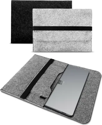 Produktbild von Tablet Tasche für Microsoft Surface Go 4 Go 3 Go 2 Go 10 Hülle Filz SchutzhülleFarbe:Grau