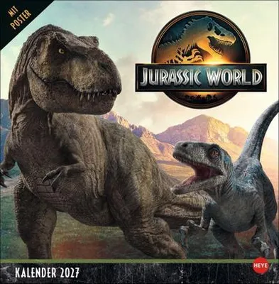 Obrázok produktu pre Brožovaný kalendár Jurassic World 2027