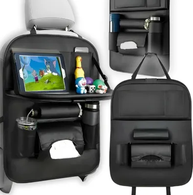 Immagine prodotto di Koozak Set di 2 organizer per sedili posteriori dell'auto, nero