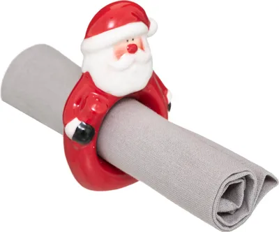Obrázek produktu pro Keramický kroužek na ubrousky Santa Claus