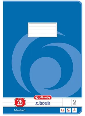 Immagine prodotto di Herlitz Hefte x.book A4/16 Lin.25 Mix