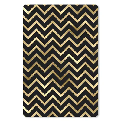 Produktbild von MuchoWow® Mauspad Mousepad Muster - Streifen - Gold 40x60 cm - Mousepads - Maus Mat - Pad - Mausunterlage - Schreibtisch Accesoire