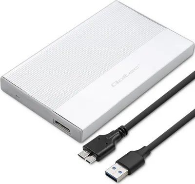 Produktbild von Qoltec Enclosure for SSD HDD 2.5drive,SATA,USB3.0,2T