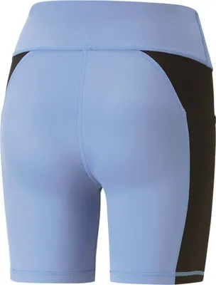 Produktbild von Puma Fit 5" Tight Trainingsshorts Damen elektro purple schwarz Gr L