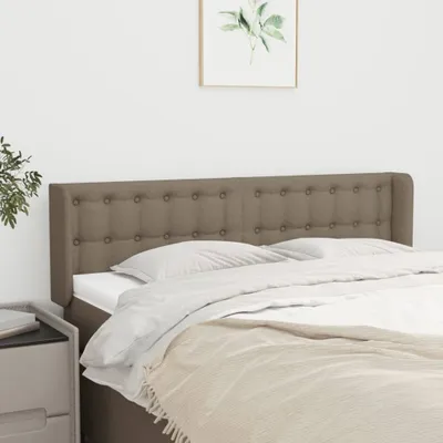 Produktbild von Kopfteil mit Ohren Taupe 147x16x78/88 cm Stoff , Kopfteile Design 2024