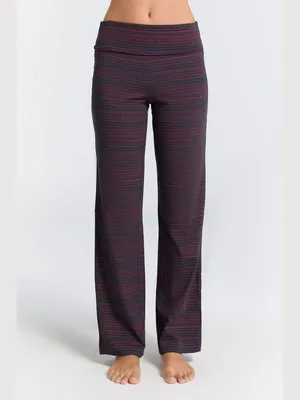 Produktbild von Damen Hose aus Bio-Baumwolljersey mit Umschlagbund, sportlich, lockere Passform
