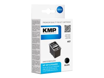 Produktbild von KMP H57 Tintenpatrone schwarz kompatibel mit HP C 9364 EE