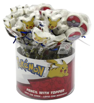 Image de Crayon gomme Pokémon, Assortiment