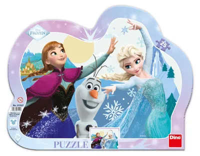 Produktbild von DINO Puzzletanz Elsa und Anna 25 dlks