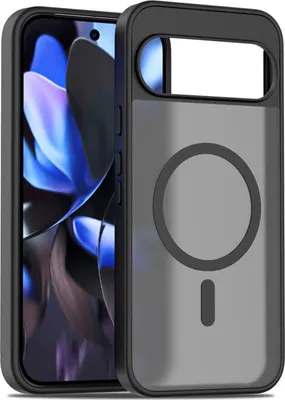Produktbild von Für Google Pixel 10 Pro XL Skin Feel MagSafe TPU Hybrid PC Schutz Hülle Schwarz