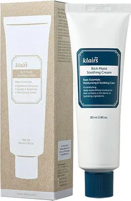 Obrázok produktu pre KLAIRS Rich Moist Soothing Cream 60 ml - koncentrovaný hydratačný krém