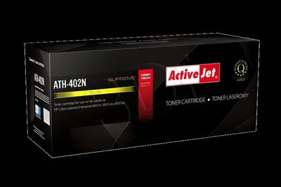 Produktbild von Toner Activejet ATH-402N (zamiennik HP 507A CE402A; Supreme; 6000 stron; żółty)