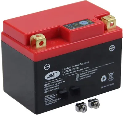 Immagine prodotto di Batteria JMP Moto HJTx5L-FP JMT agli ioni di litio con display per Piaggio NRG Extreme AC Zip 2 MC2 LC , Yamaha Jog RR Typhoon XR R Vespa ET2 MC3 Aerox
