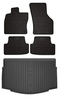 Immagine prodotto di Tappetini gomma + baule DryZone per Volkswagen Golf VII 2012-2020 5 pezzi