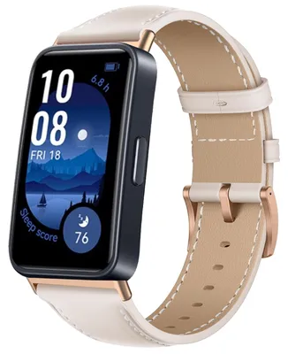 Zdjęcie produktu dla Solidchoice - Skórzany pasek do Huawei Band 9/8, stylowy i wygodny