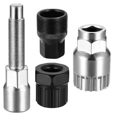 Image de Clé de pédalier Outil de dépose de pédalier - Clé 16 mm - Lot de 3 - Acier au carbone - Chromé