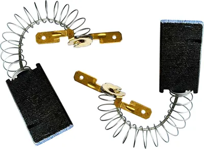 Produktbild von 2 Kohlebürsten, 5 x 15 x 30 mm, für Staubsauger, Elektrowerkzeuge