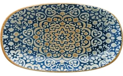 Image de Assiette ovale Alhambra Gourmet 19 x 11 cm - 12 pièces