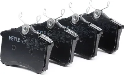 Produktbild von MEYLE 025 209 6117 - OE 8E0 698 451 M Bremsbeläge, Hinten für A1 (8X), A1 (GB), A2 (8Z), A3 (8L), A3 (8P), A4 (8D), A4 (8E), A4 (8H), A6 (4A), A6 (4B), A8 (4D), TT (8N), Berlingo, C2 (JM), C3 Aircross II (2C, 2R), C3 I (FC, FN), C3 II (SC), C3 III (SX), C3 Picasso (SH), C3 Pluriel (HB), C4 Cactus, C4 (LA), C4 I (LC), C4 II (NC), C8 (EA, EB), DS3, DS4, Xsara, DS3 (SA), DS3 (SB), DS3 (U), DS4 (NX), Ulysse, Galaxy (WGR), Crossland X, 1007 (KM), 2008 I (CU), 2008 II (U), 207 (WA, WC), 207 CC (WD), 207 SW (WK),
