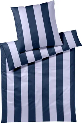 Immagine prodotto di elegante Mako-Satin Bettwäsche Duo purple 155x220 cm + 80x80 cm