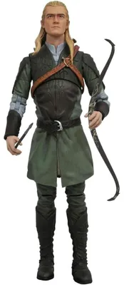 Imagen del producto de Diamond Select, figura de acción de Legolas de "El Señor de los Anillos", 18 cm, articulada