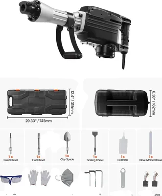 Produktbild von Abbruchhammer, 2800W Leistung, ergonomisches Design, 2800W 4Stück
