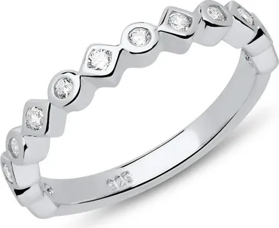 Produktbild von JEWLIX Damenring 925er Sterlingsilber Zirkonia SR0419