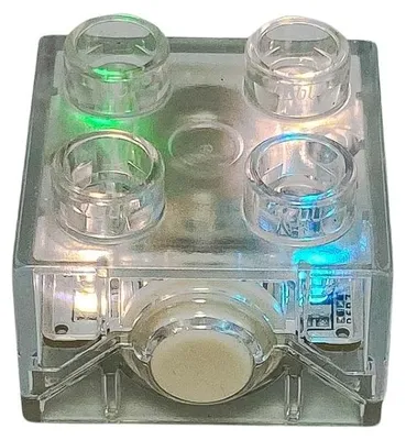 Produktbild von LEGO® DUPLO® 2x2 Effektstein Lichtstein mit Farbwechsel - 10933 NEU! Menge 1x