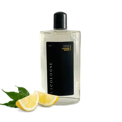 Produktbild von LaCologne 200ml Lemon Limited Edition Eau De Cologne Alkohol Denat, Aqua, Parfüm Erfrischungsduft Zitronenwind