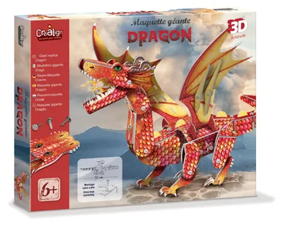 Image de Crealign Maquette de dragon en carton