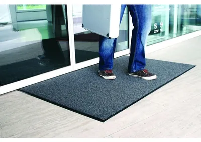 Produktbild von Miltex Schmutzfangmatte Eazycare Color - 90 x 150 cm, grau, waschbar