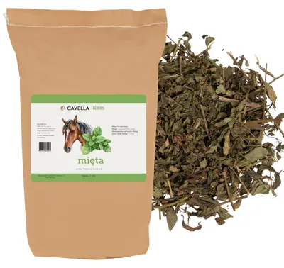 Obrázok produktu pre CAVELLA Bylinky pre kone Mäta - 2 kg
