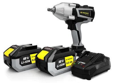 Obrázok produktu pre Rodcraft RC9077K6, akumulátorový rázový skrutkovač eBeast, sada, 1/2", krútiaci moment 1500 Nm
