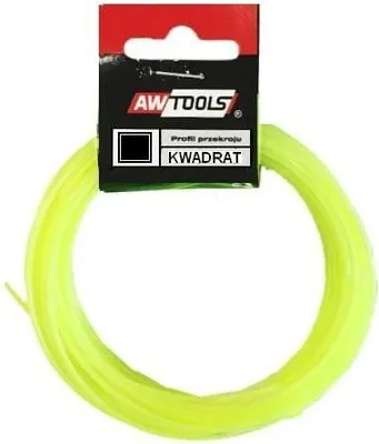 Zdjęcie produktu dla Awtools żyłka tnąca 1,6x10m / kwadrat