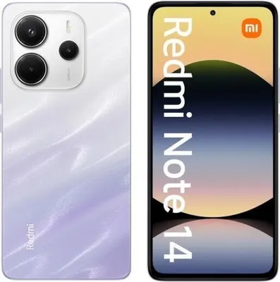 Produktbild von Xiaomi Redmi Note 14, 16,9 cm (6,67 Zoll), 4G, USB Typ-C, 6/128 GB, 5500 mAh, Lila