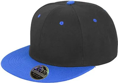 Produktbild von Result Headwear RC082X | Bronx Dual Colour Cap / Kappe / Mütze / Hut - Farbe: Black/Azure - Größe: One Size