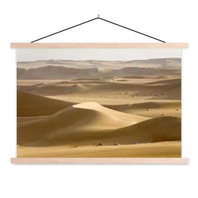 Produktbild von MuchoWow® Textilposter Wüste in Ägypten 60x40 cm mit holzfarbenen Rahmen - Bilder