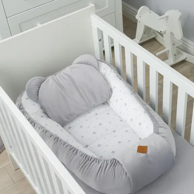 Produktbild von Babynest Stella - De 0 à 9 mois - Grau | by SEVIRA KIDS