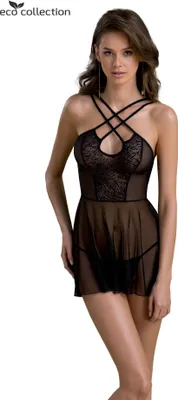 Image de Selaginella Babydoll set noir