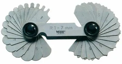 Produktbild von Vogel Radienschablone 16 Blatt 7,5-15,0mm, 472106