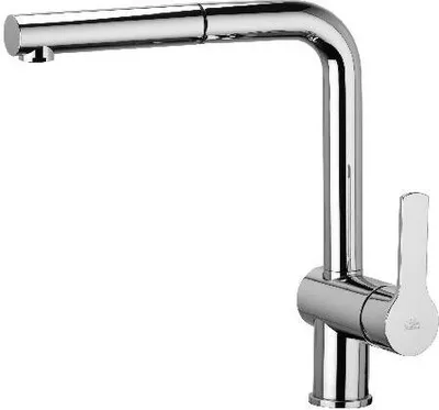 Produktbild von Paffoni West - Spültischarmatur mit ausziehbarer Geschirrbrause, chrom WS185CR