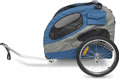 Produktbild von PetSafe Fahrradanhänger für Hunde Happy Ride L Blau