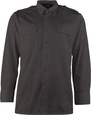 Produktbild von Mil-Tec Diensthemd langarm schwarz, XL
